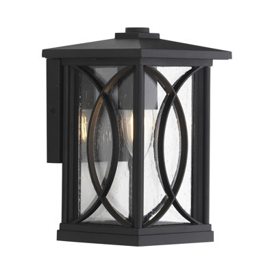 Paolo Black Outdoor Wall Lantern