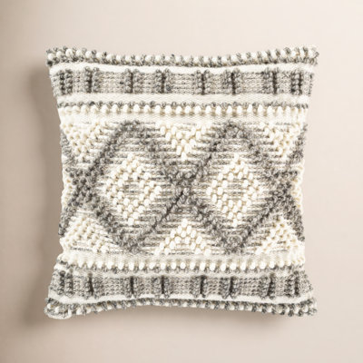 Reni Geometric Cotton Throw Pillow