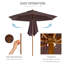 Brenlee 250cm Market Parasol-103969221