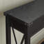 Console avec 2 tiroirs, table basse avec tablette de rangement, table d'appoint en bois-106000298