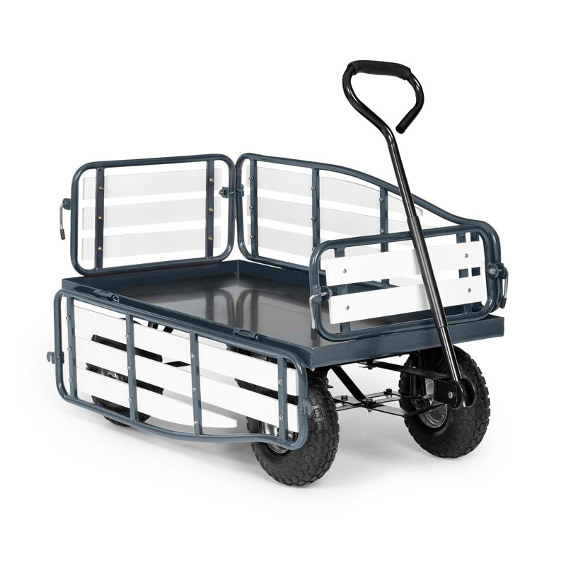24.5cm H x 61.5cm W x 113.5cm D 300kg Ventura Hand Truck Trolley, Black