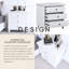 Table de chevet en pin avec 3 tiroirs et rails coulissants-337234741