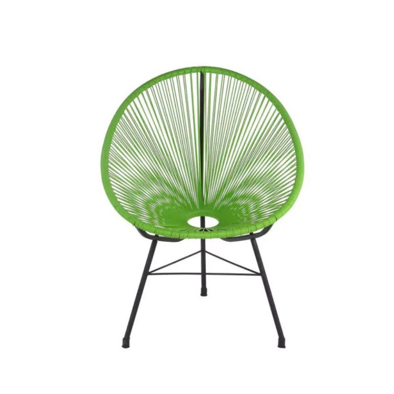 Cliffsage Metal Outdoor Lounge Chair, Green