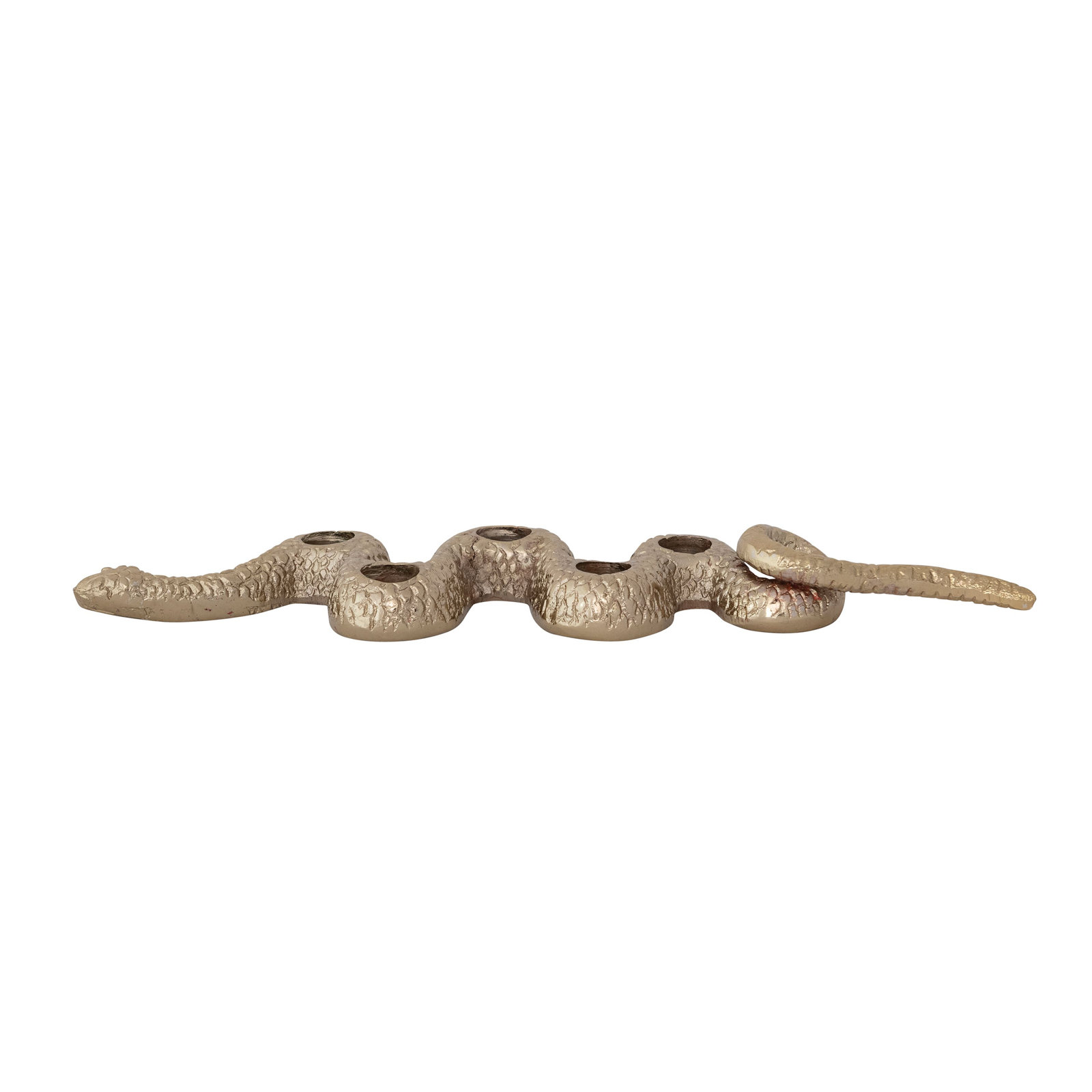 Cast Aluminum Snake Shaped Taper Holder