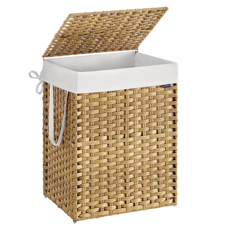 Laundry Hamper with Handles, 61cm H x 46cm W x 40cm D