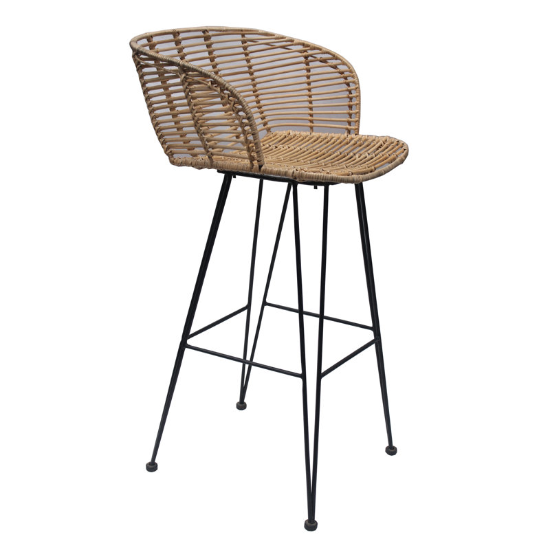 Deloris Counter Stool with Metal Frame