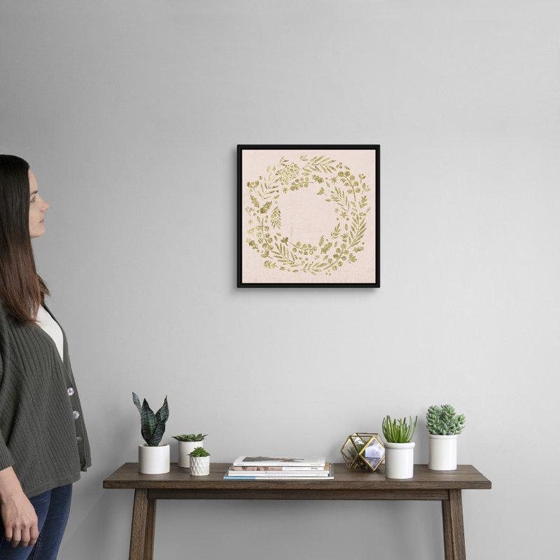 Holiday Mood - Reproduction d'art sur toile, Cadre noir, H 18 po x l 18 po x P 1,75 po