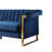 2 Piece Loveseat Set (Blue)