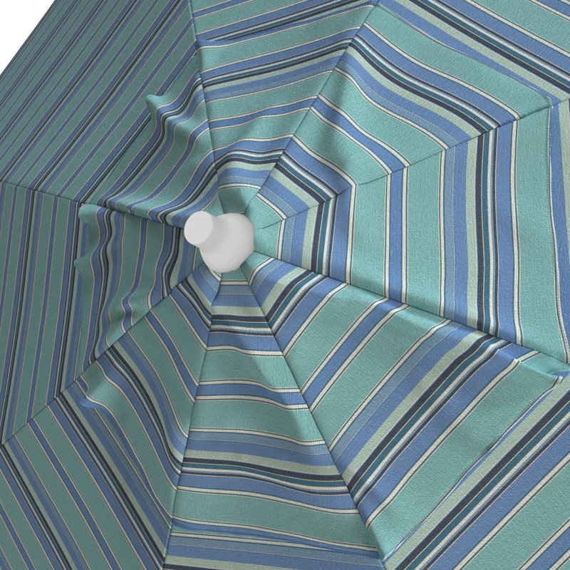 Parasol de marché 86,3 po Kenne, l 108 po x P 108 po, Light Blue