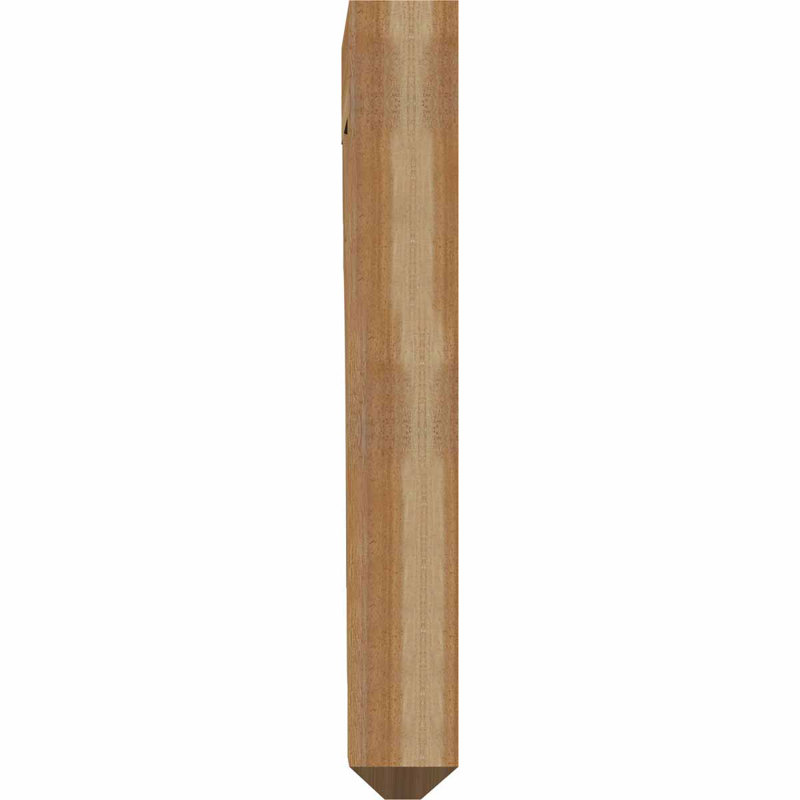 Support pour artisan olympique, Cèdre rouge de l'Ouest (brut), H 44 po x l 6 po x P 32 po