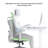 Ashendon Ergonomic Mesh Office Chair with Adjustable Lumbar Support and Padded Armrests for 300lbs-1112515606