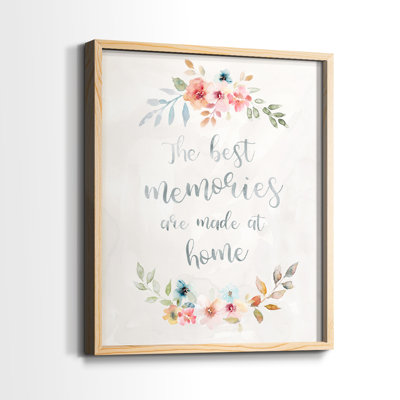 Floral Memories-Premium Framed Print -Ready to Hang - No Nails Required - No Nails Required