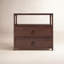 Lark 2 Drawer Wide Nightstand-1894624593
