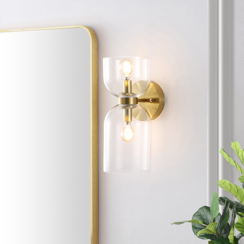Oregon 2 - Light Armed Sconce, Clear