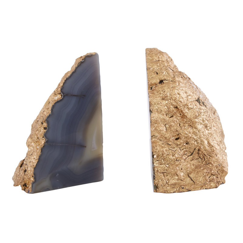 Stone Non-Skid Bookends