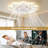 Angstrom 38.19" 6-Speed Reversible Dimmable LED Flush Mount Ceiling Fan With Remote Control And App