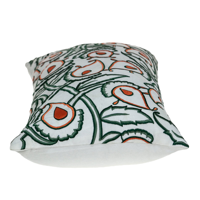 Coussin lombaire en duvet motif cachemire Kimo
