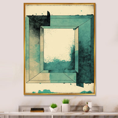 Impression impeccable sur toile, "Perfect imperfections" rétro graphique X