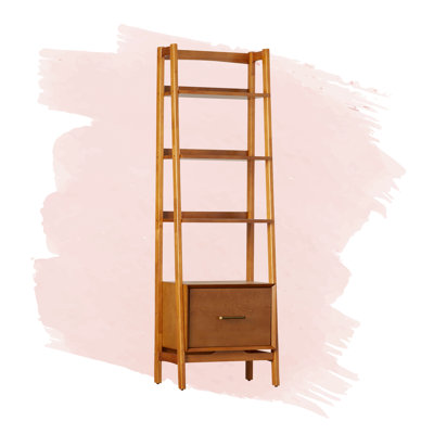 Bibliothèque étagère H 70,13 po x l 22,13 po Stiles
