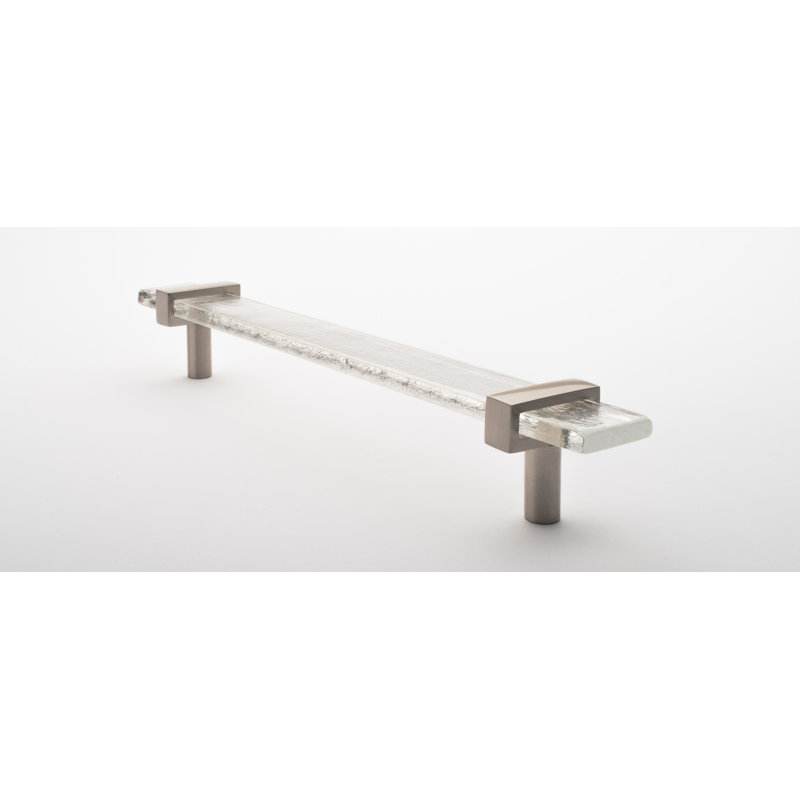 Adjustable 9" Length Bar Pull, Satin Brass/Black, 9"