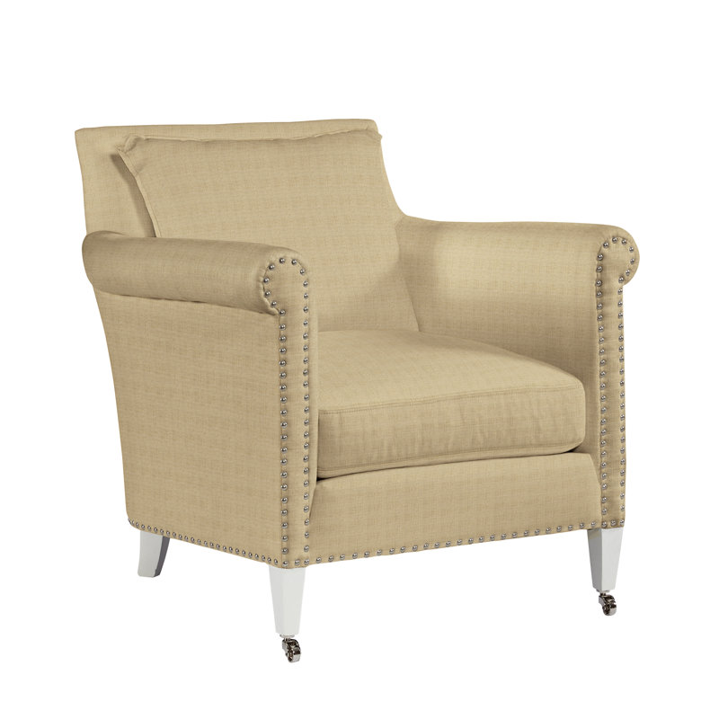 Paris 34" Wide Armchair, Lee Cream