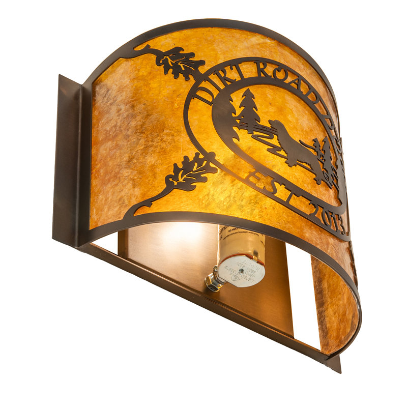 1 - Light Flush Mounted Sconce