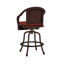 Tabouret 29,5 "avec coussin Sea Pines-1103683519-1103683456