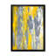 Gris et jaune fusionnant abstrait II - peinture sur toile-795246962-795246961