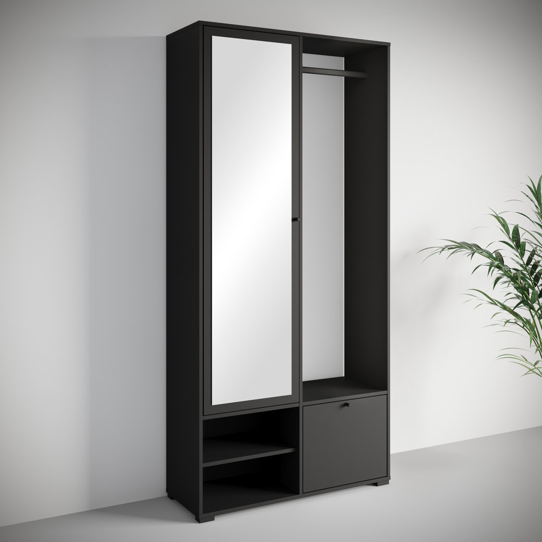 Hall Tree 90cm Wide with Shoe Storage
