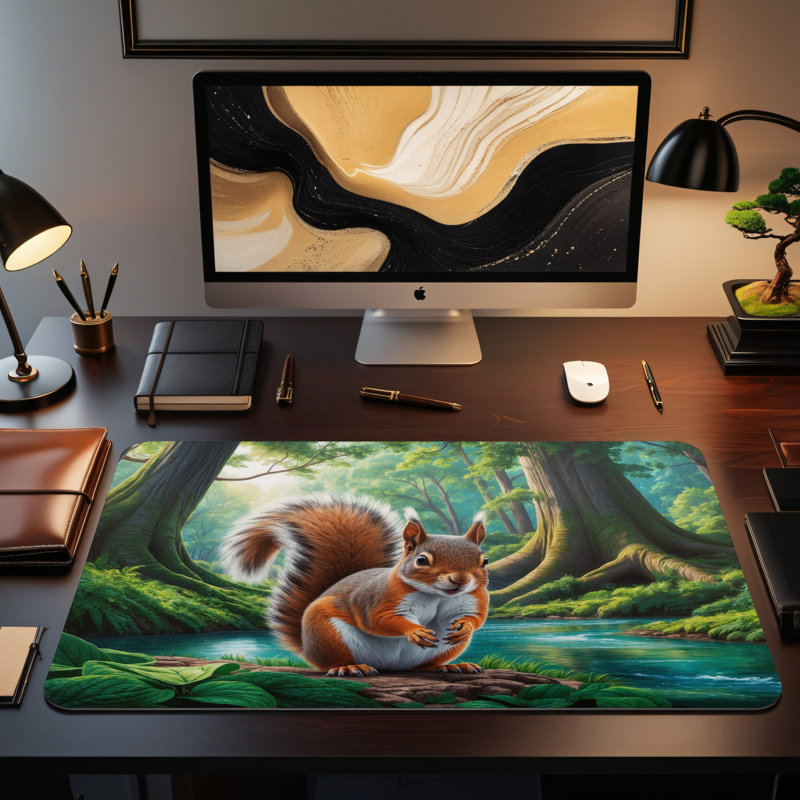 Polyester Desk Pad, 31.5x15.5