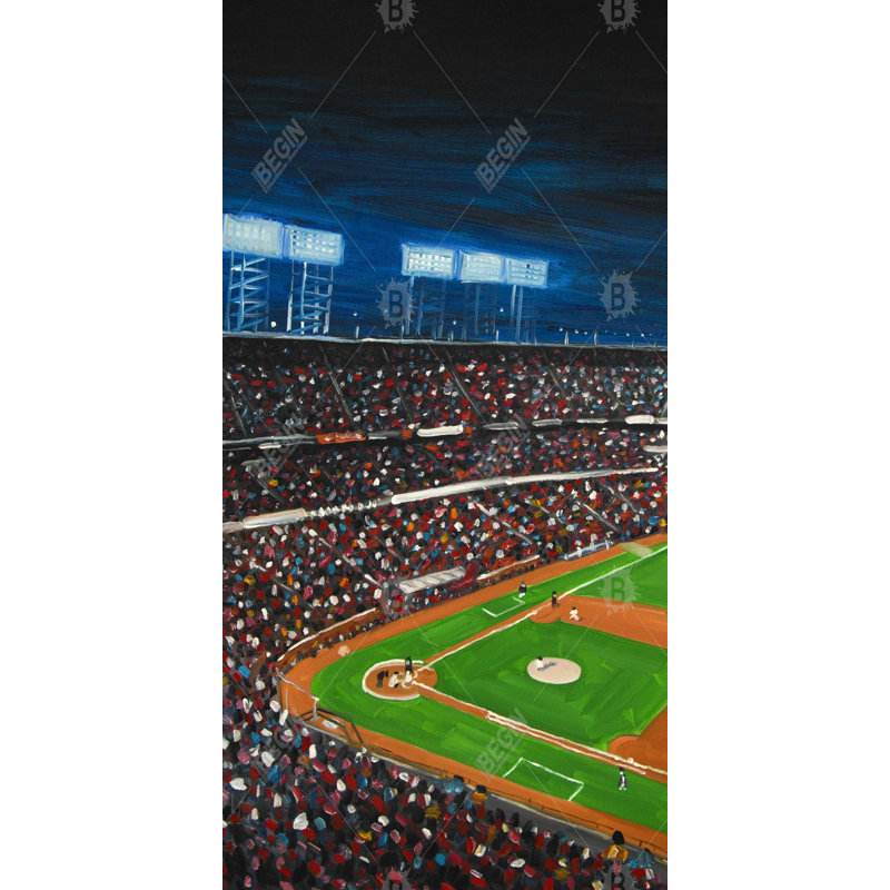 Baseball game - 15.75"x31.50" Desk mat