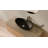 Badeloft 25.5" x 13.7" Stone Resin Vessel Bathroom Sink WB-04-MBLK in Matte Black-138194082