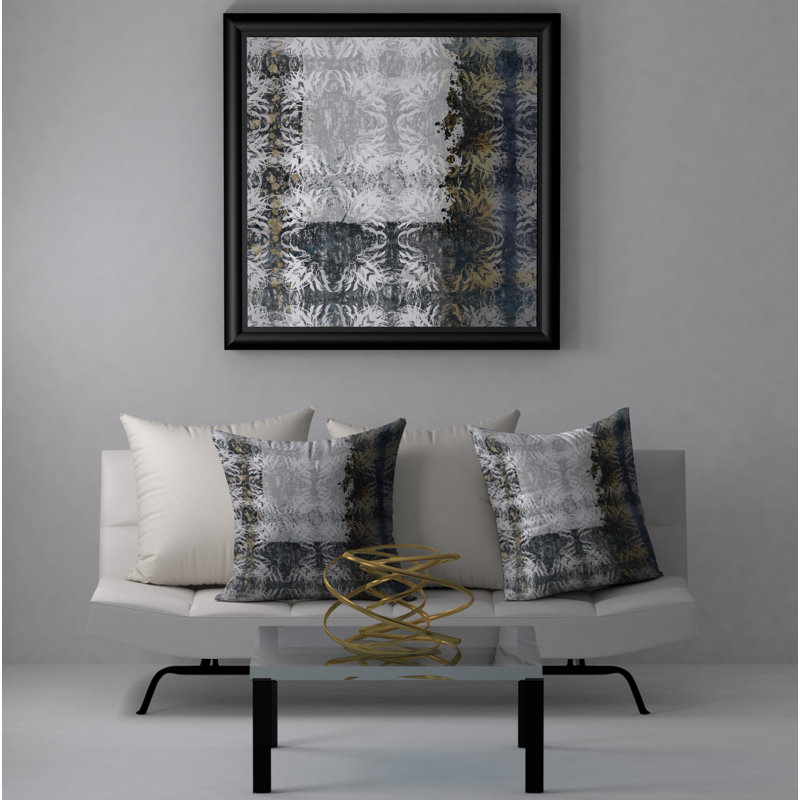Housse de coussin carrée et coussin de satisfaction K.O., H 20 po x l 20 po