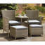 WENTWORTH Companion Set (2 X Pull-Out Footstools inc Cushions)
