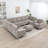 U Shaped Modular Sectional Sofa-2088105840
