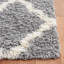 Tapis à poil long en tissu performance à motif géométrique Alonnah-964964764