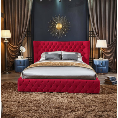 Buckingham Upholstered Ottoman Storage Bed
