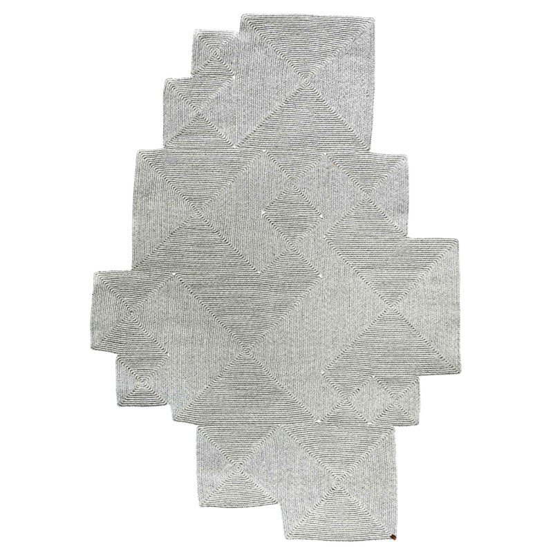 Tapis en coton Novelty Jarkko, Nouveauté 5 pi 3 po x 7 pi 7 po