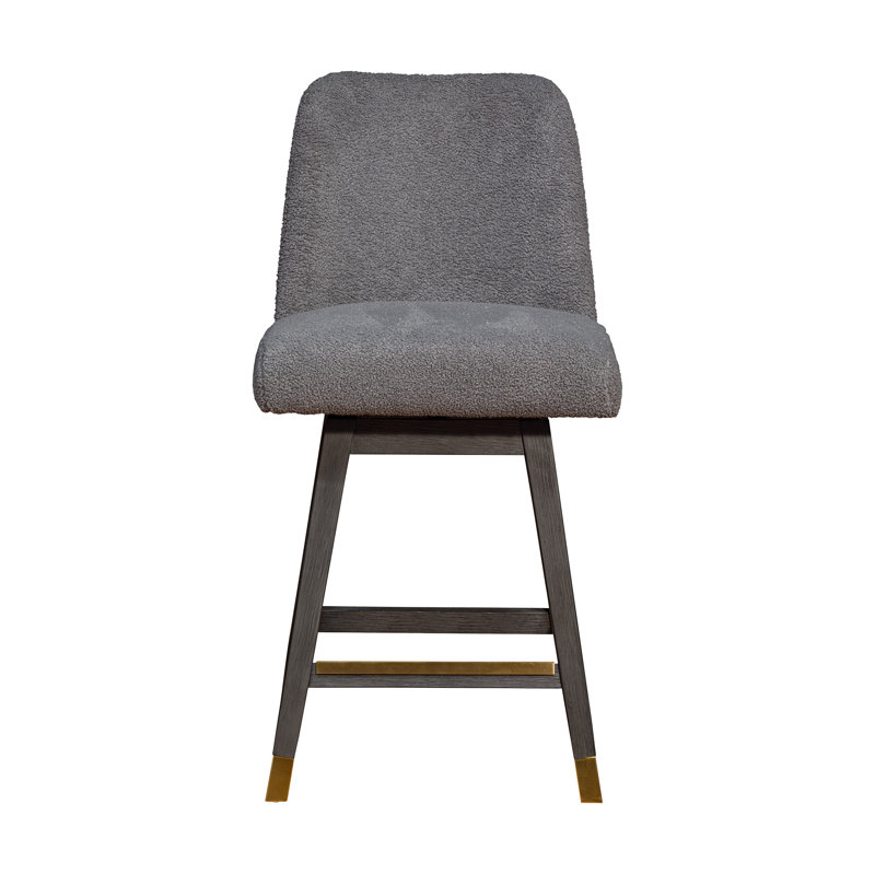 HomeRoots Swivel Bar Chair - Thumbnail 3