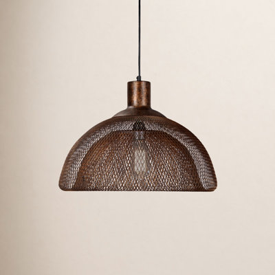 Single Light Metal Pendant
