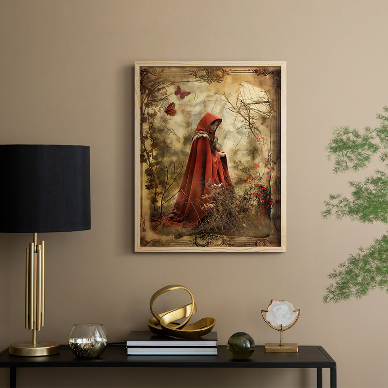 Reproduction encadrée WOMEN Series CCCCLXXV - bois massif, H 21 po x l 17 po