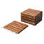 Varis 11.81'' L x 11.81'' W Solid Wood Interlocking Deck Tile in Natural