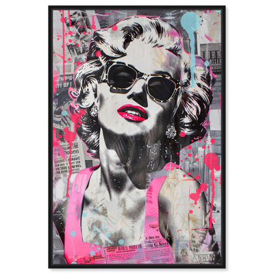 «Iconic Collage Star Canvas Retro Glam» par Art Remedy