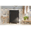 Petit meuble-lavabo moderne de 20 pouces avec lavabo en céramique - 20 * 14,5 * 33,3 pouces, rangement spacieux, 1 porte à fermeture douce-1029301164