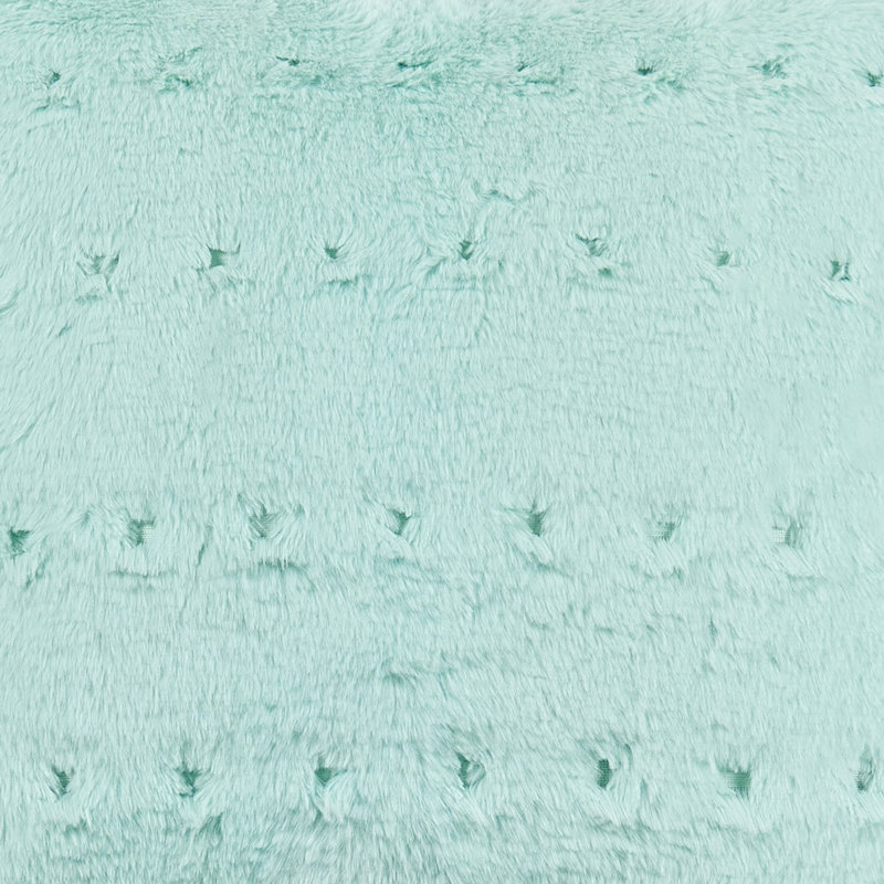 Square Cushion Cover, Bleached Aqua