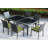 Ohana 6 - Person Wicker Patio Dining Set with Rectangular Table , Sunbrella® Cushions Included-2046266554-2061385946