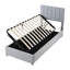 Lit plateforme luxueux avec rangement hydraulique pour un confort et un style ultimes-19544031