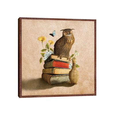 Wise Owl by Diogo Verissimo - Print on Canvas