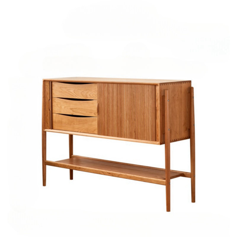 Armoire d'appoint multifonctionnelle en bois massif