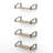 Dainty 4 Piece Paulownia Bracket Shelf
